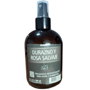 Perfumina de Durazno y Rosa Salvaje orgánica - 280ml.